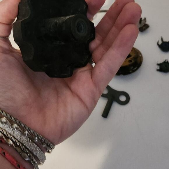 Steampunk bundle cosplay bits and bobs key clock parts bulbs vintage trinkets - Picture 5 of 12